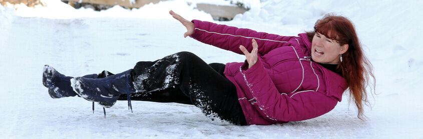 a woman on the ground