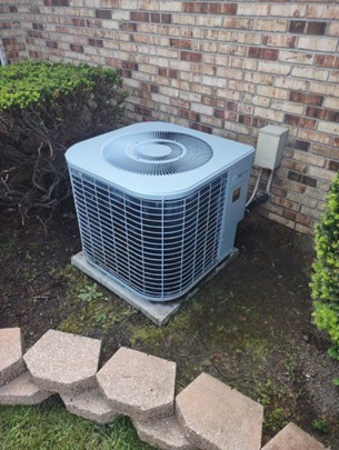 Another successful AC installation by Mast Heating & Cooling, the best in West Michigan.